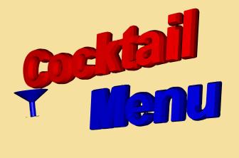 See the cocktail Menu